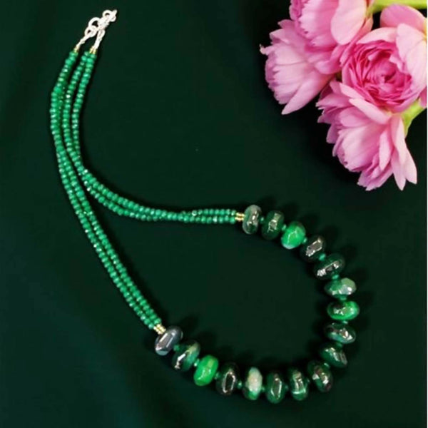 Joban Fashion Women Green Onyx Necklace, Green - Distacart