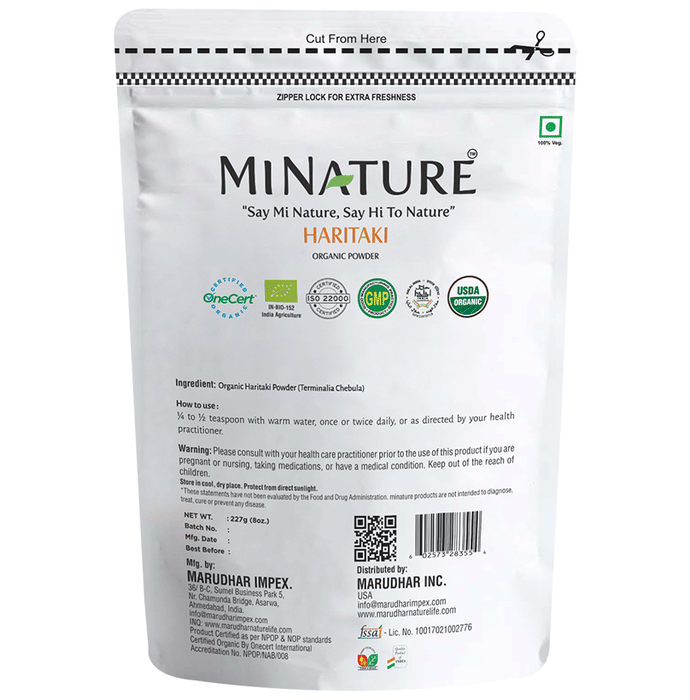 Minature Haritaki Organic Powder