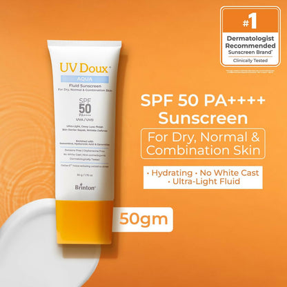 Brinton Uv Doux Aqua Fluid Sunscreen - Dista