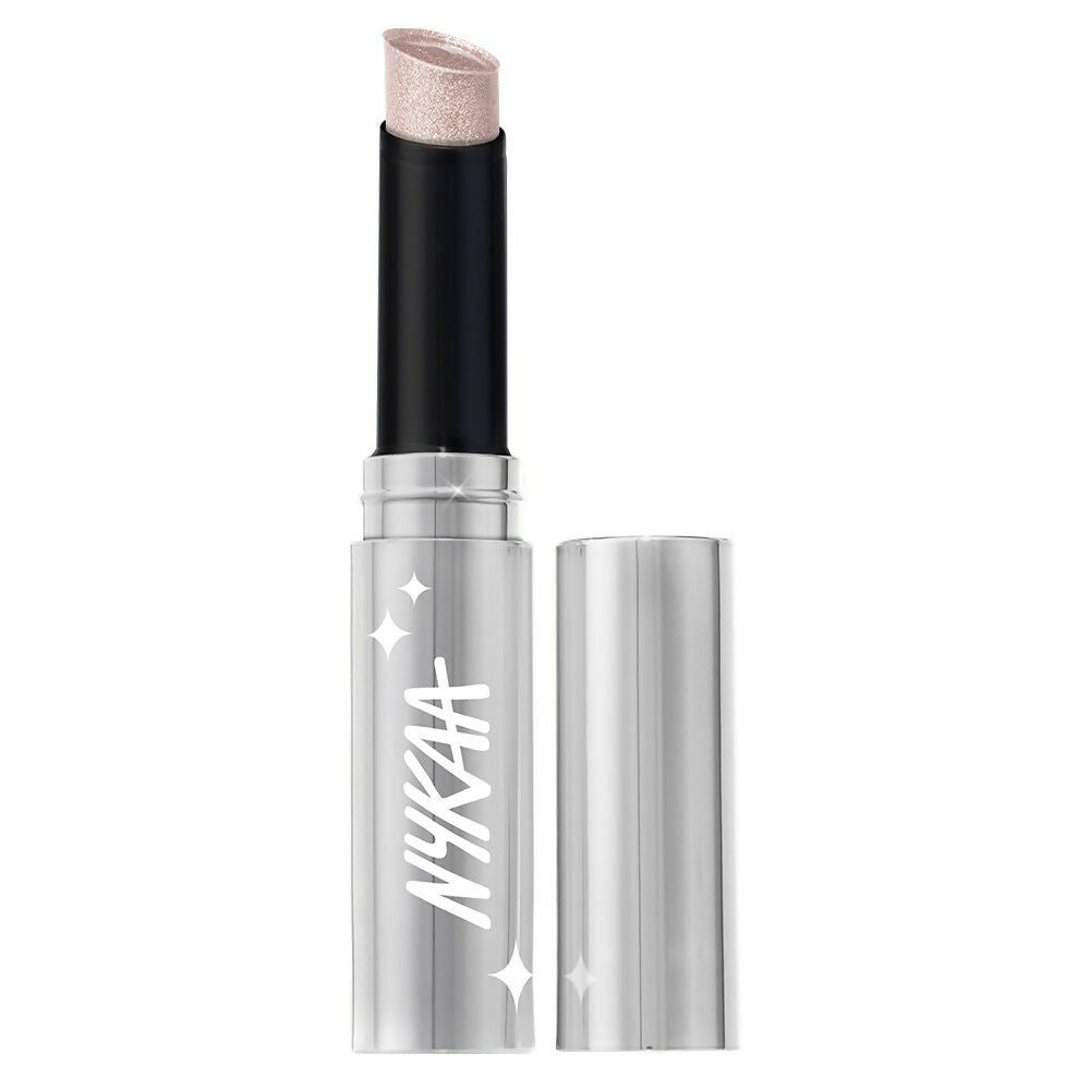 Nykaa Diamond Jelly Cooling Shimmer Eyeshadow Stick - Multi-Use, High Shine Glitter - Icy - Distacart