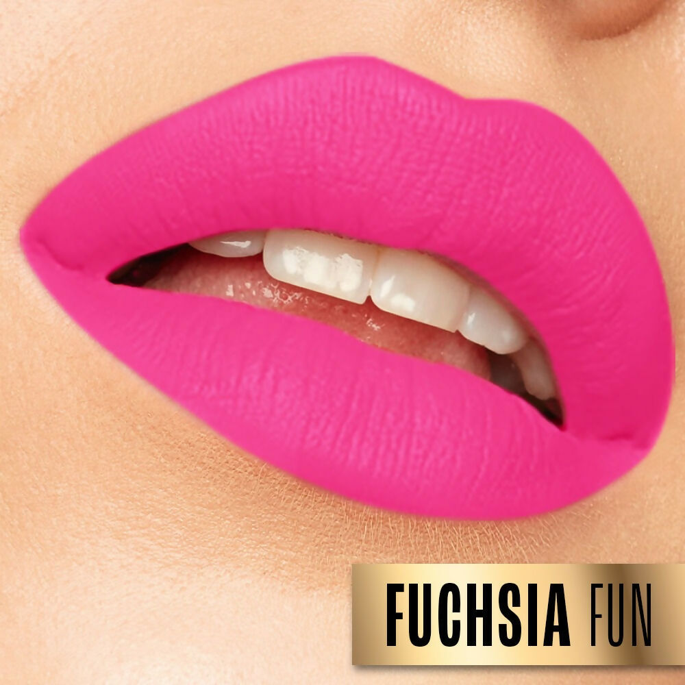 Lakme Absolute Beyond Matte Lipstick - 203 Fuchsia Fun - Distacart