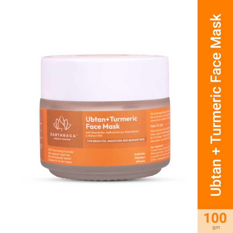 Earthraga Ubtan And Turmeric Face Mask - Distacart