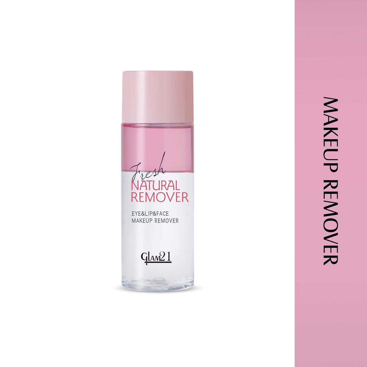 Glam21 Makeup Remover For Water-Proof & Long Lasting Makeup - Pink - Distacart