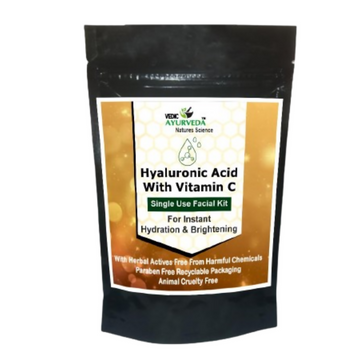VedicAyurveda Hyaluronic Acid With Vitamin C Facial kit - Dista