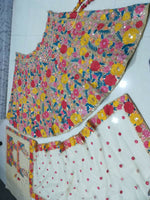 Thumbnail for Jyoti Fashion Multicolor Thread & 5mm Sequence Embroidery Georgette Lehenga Choli with Dupatta - Distacart