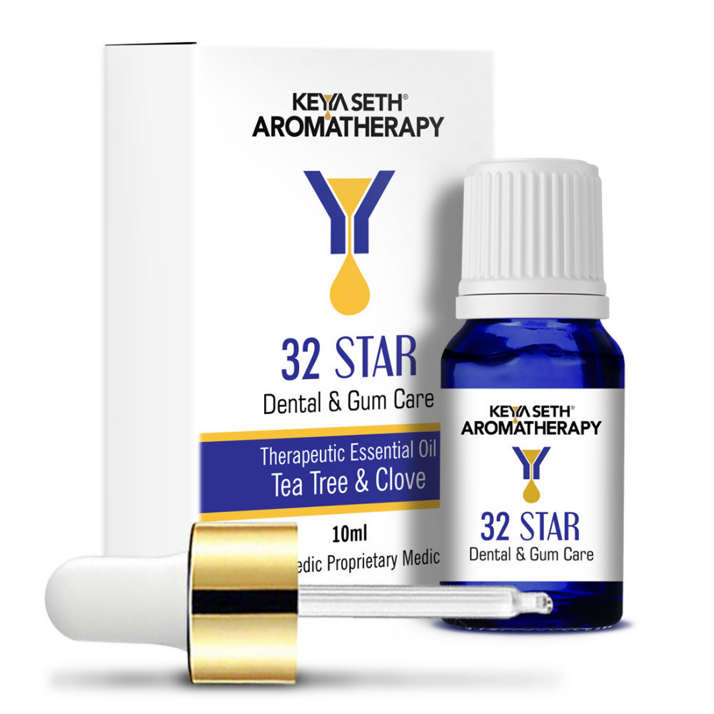 Keya Seth Aromatherapy 32 Star Dental & Gum Solution Essential Oil - Distacart