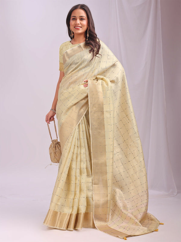 Astita Organza Gold Saree