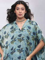 Thumbnail for BohoJazz Signature Modal Silk Floral Kaftan