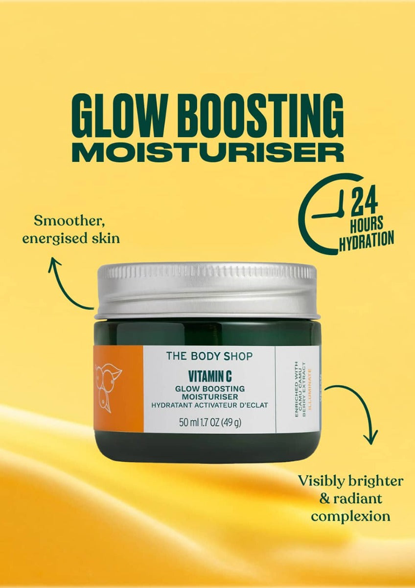 The Body Shop Vitamin C Glow Boosting Moisturiser - Distacart