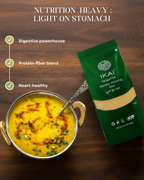 IKAI Organic Yellow Moong Dal