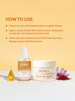 Thumbnail for Soma Essential Apian Morning Glow Ritual - Vitamin C Serum + Haldi Kesar Cream - Dista