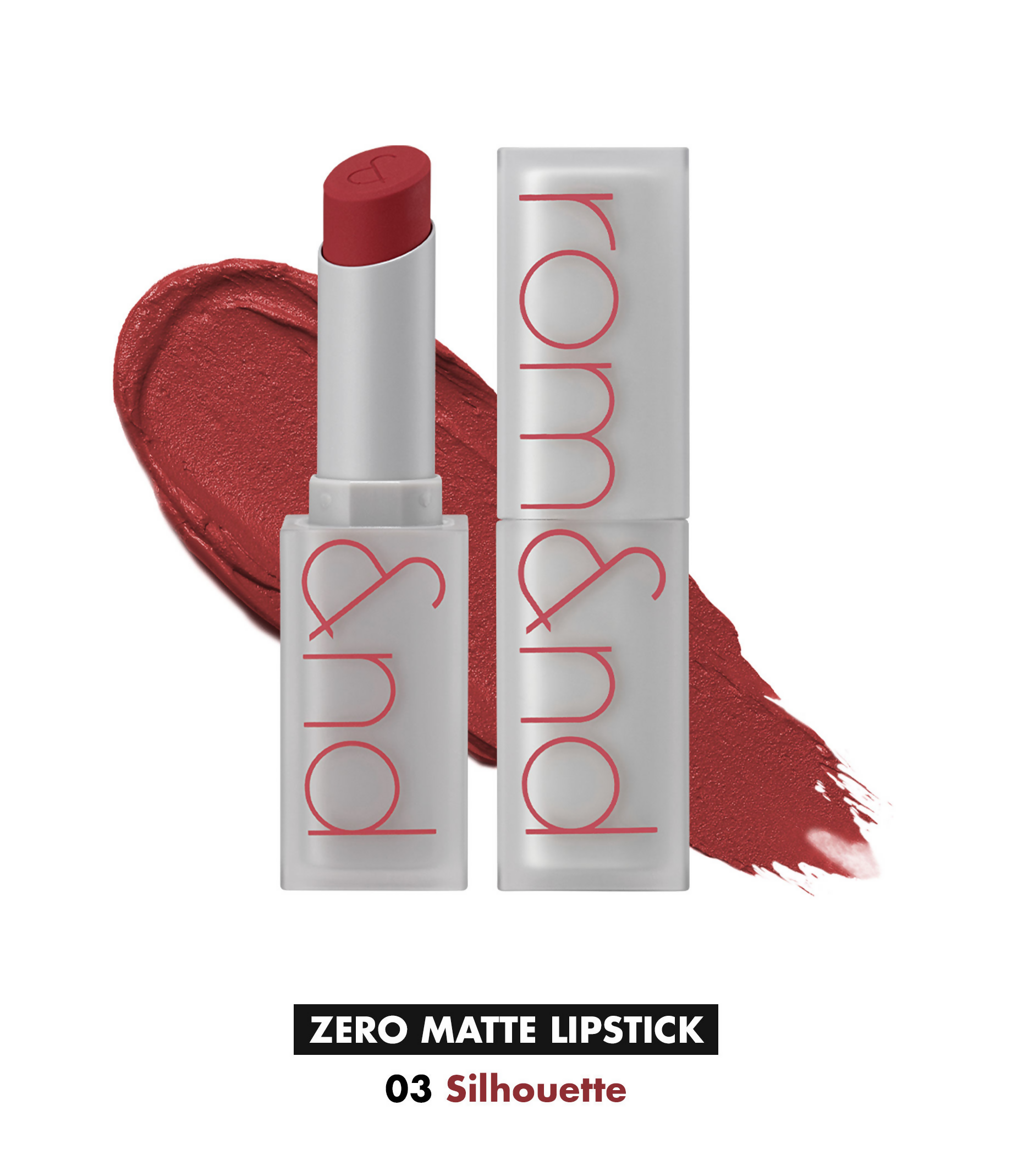 Rom&nd Zero Matte Lipstick - 03 Silhouette - Distacart
