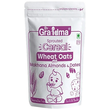 By Grandma Sprouted Cereal Mix - Sprouted Wheat, Dates and Almond - Distacart