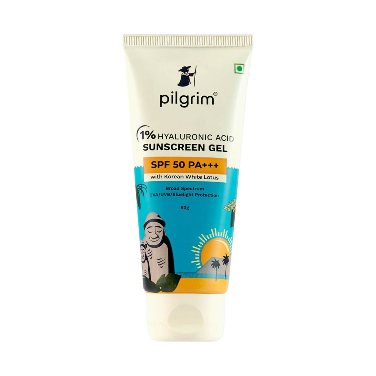 Pilgrim 1% Hyaluronic Acid Sunscreen Gel SPF 50 PA+++ - Distacart