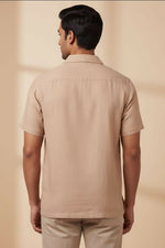 Thumbnail for Dune — Beige Linen Shirt by Hilo Design - Dista