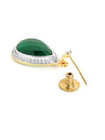 Thumbnail for Nuyug 22K Gold Plated Fern Radiance Contemporary Drop Earrings