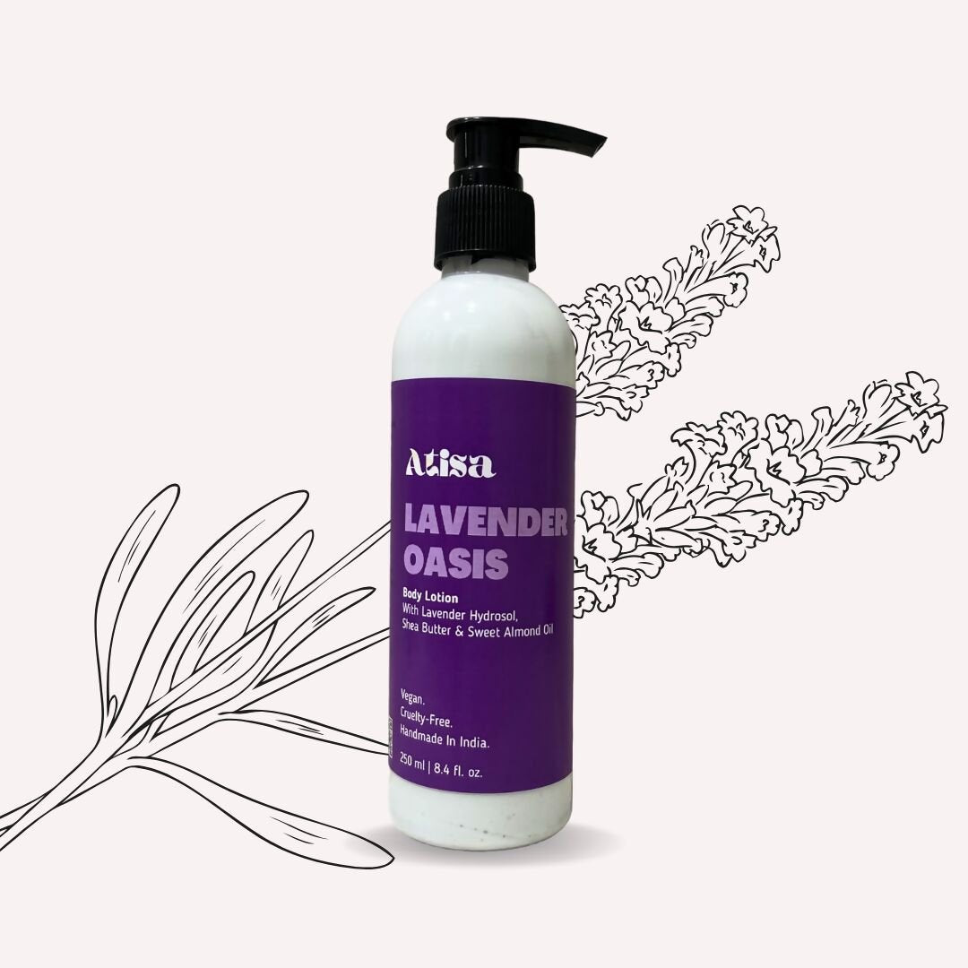 Atisa Lavender Oasis Body Lotion - Distacart