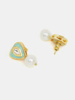 Thumbnail for Ruby Raang Ruhani Green Pearl Earrings - Distacart