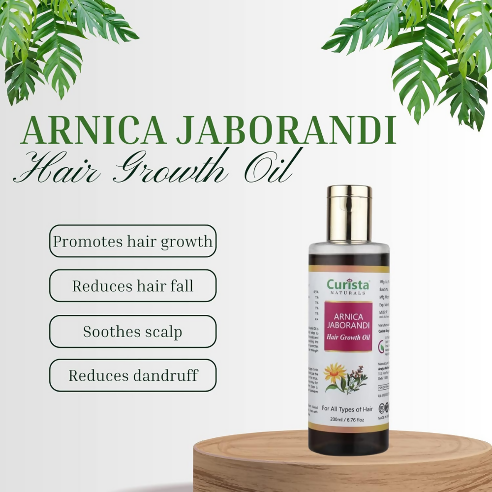 Curista Naturals Arnica Jaborandi Hair Growth Oil - Dista