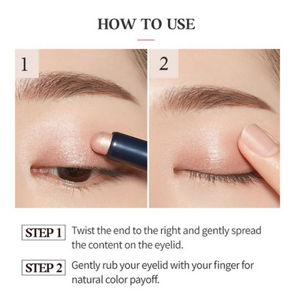 Etude House Bling Bling Eyeshadow Stick - 15 Peach Swan Star (21) - Distacart