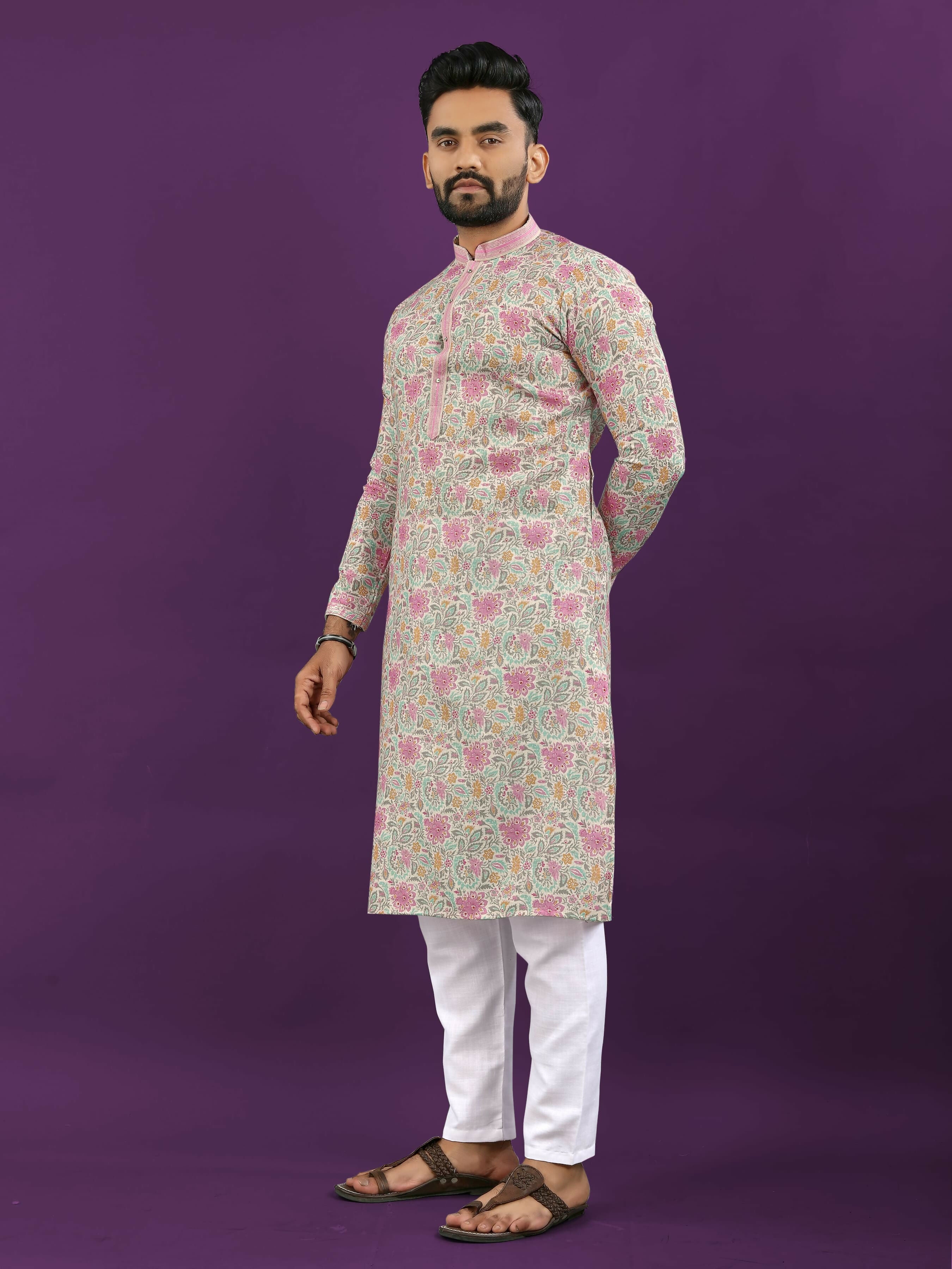 Anaita Pink Digital Print Kurta - Distacart
