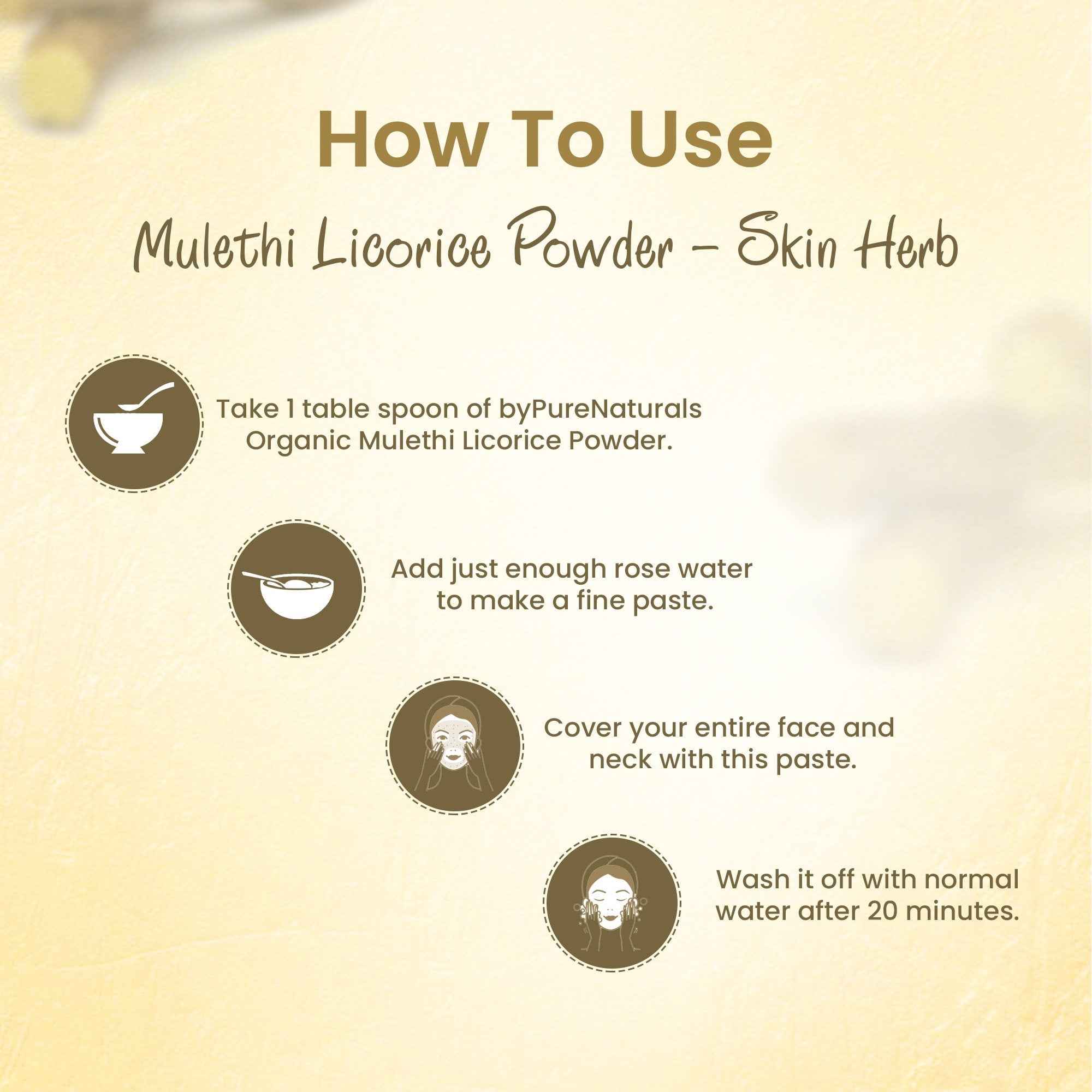 byPureNaturals Organic Mulethi Licorice Powder - Dista