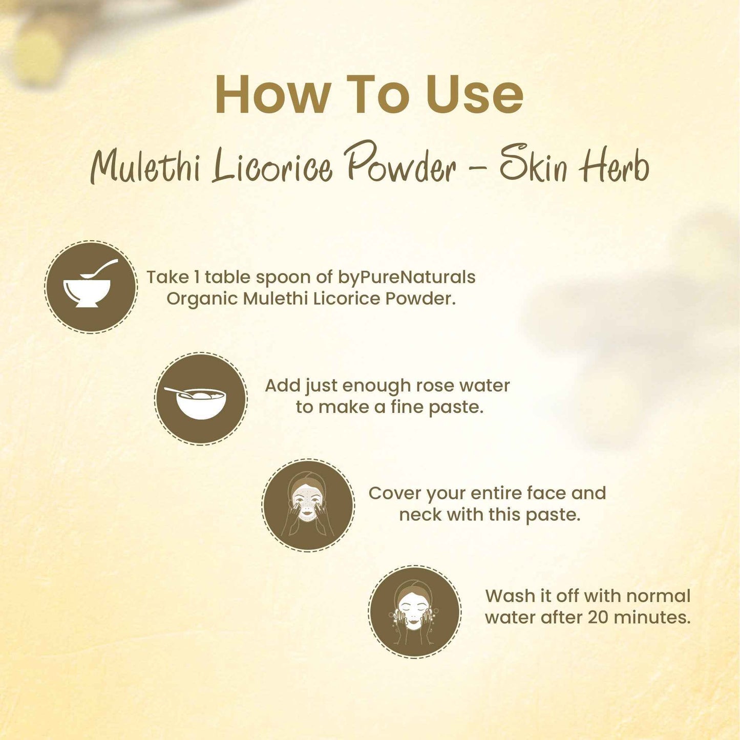 byPureNaturals Organic Mulethi Licorice Powder - Dista