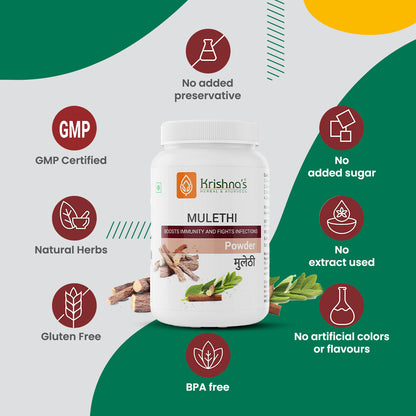 Krishna'S Herbal & Ayurveda Mulethi Powder - Distacart