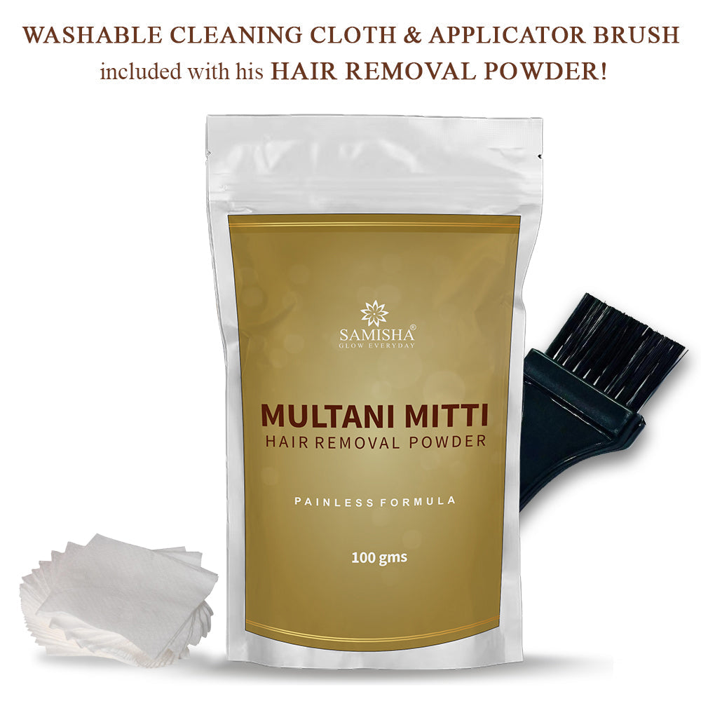 Samisha Multani Mitti Hair Removal Powder - Distacart