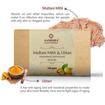 Thumbnail for Samisha Organic Multani Mitti & Ubtan Soap - Distacart