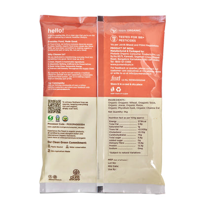 Pure & Sure Organic Multigrain Flour - Distacart