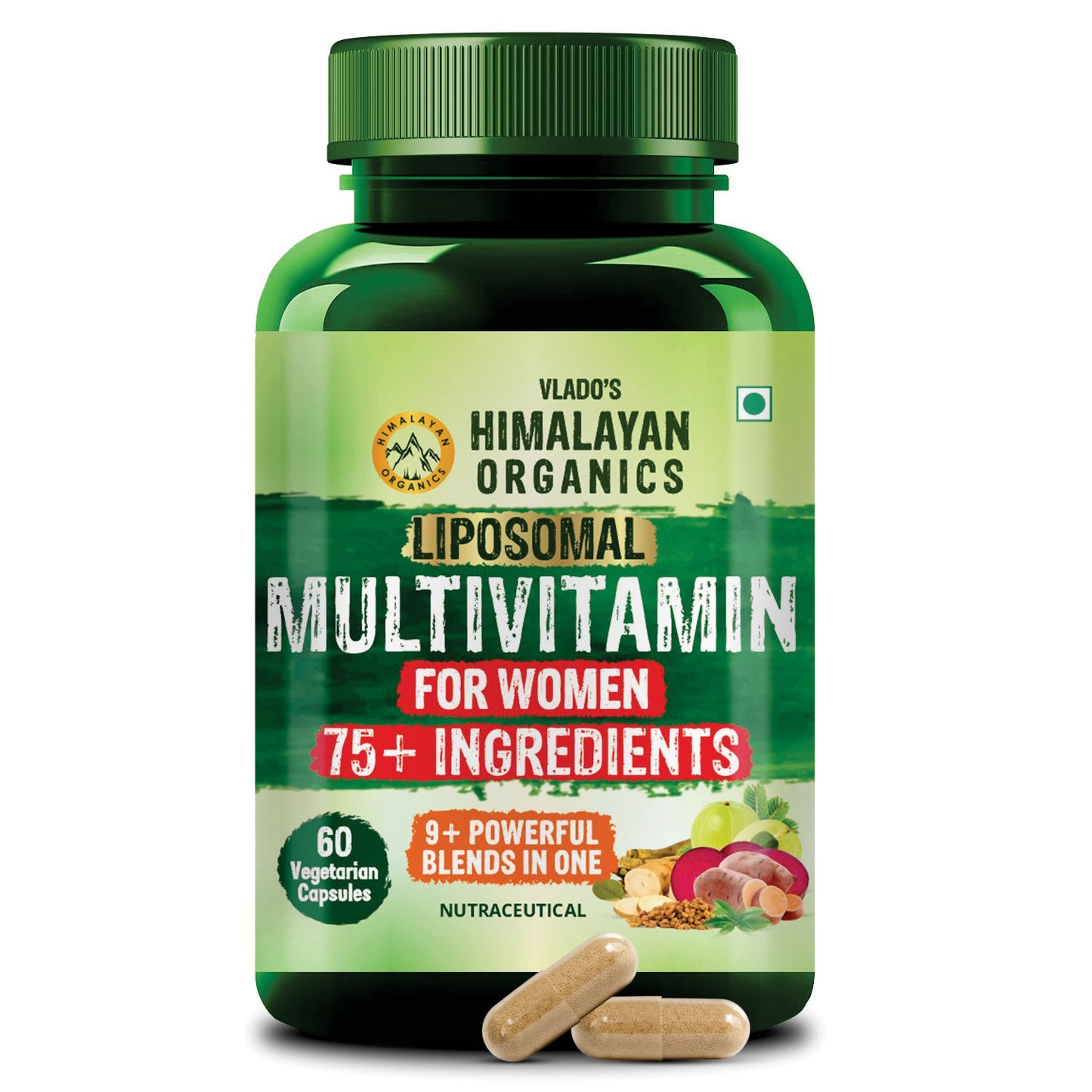 Himalayan Organics Whole Food Multivitamin For Women Capsules - Dista