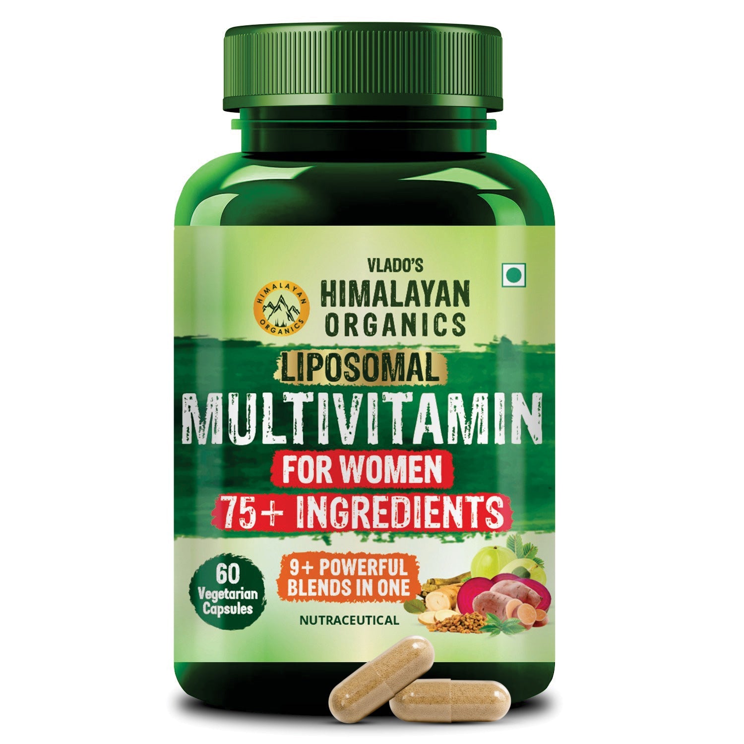 Himalayan Organics Whole Food Multivitamin For Women Capsules - Dista