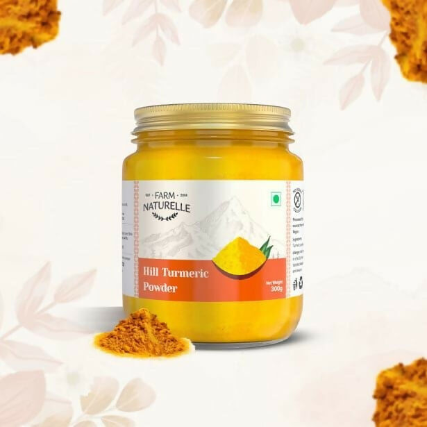 Farm Naturelle Himalayan Turmeric Powder Curcumin-Rich and Pure - Distacart