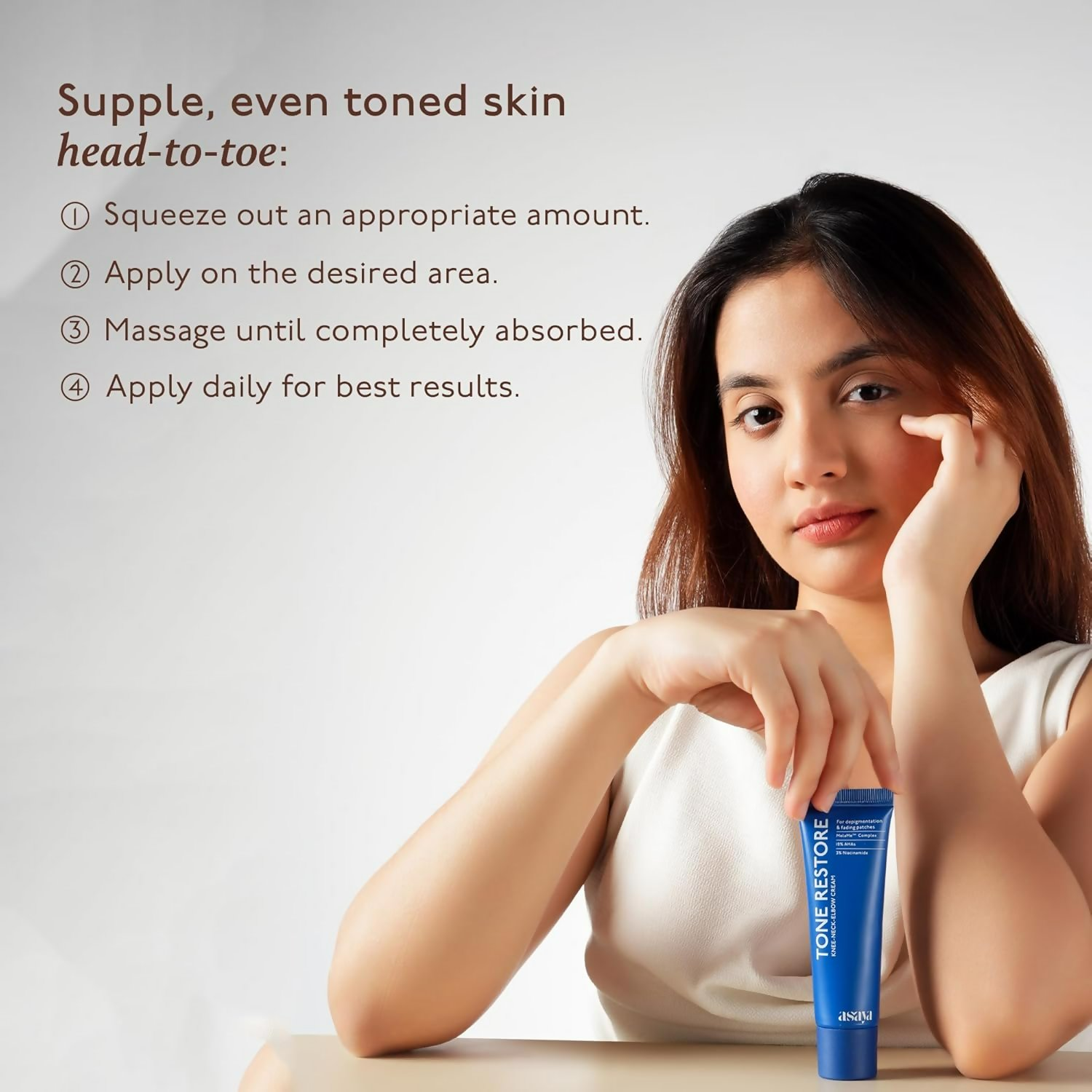 Asaya Tone Restore Advanced Pigmentation Cream with MelaMe Complex - Distacart