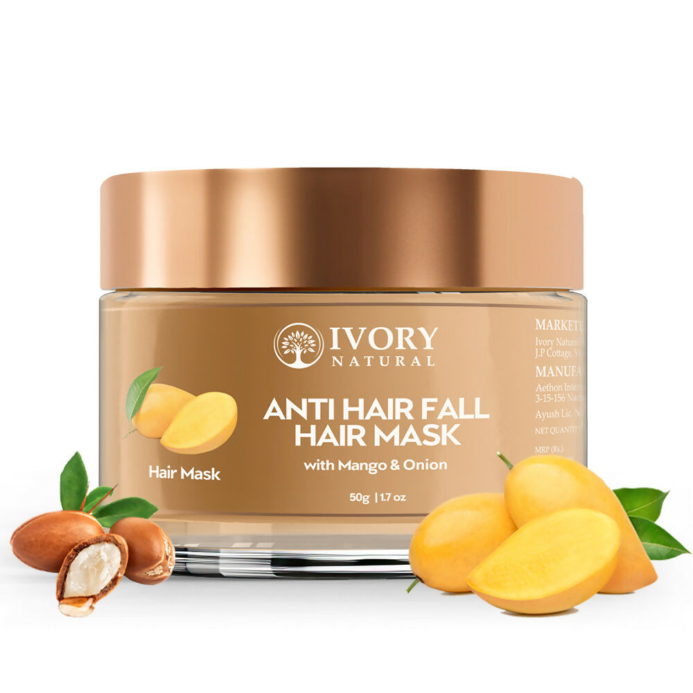 Ivory Natural Hair Fall Hair Mask - Loss Of Hair Control For Both Men & Women - Distacart