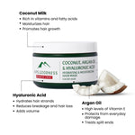 Thumbnail for Alps Goodness Coconut Milk, Argan Oil and Hyaluronic Acid Hydrating and Nourishing Hair Mask - Distacart