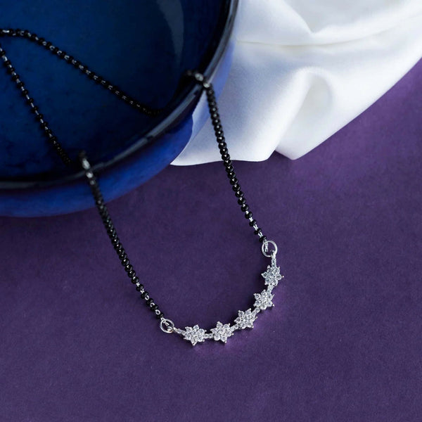 Joban Fashion Women White Ad Mangalsutra - Distacart