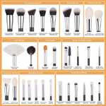 Thumbnail for Bronson Professional Brush set for Face & Eye Luxury Makeup Tool - Dista