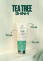 Thumbnail for The Body Shop Tea Tree 3 IN 1 Wash Scrub Mask - Distacart