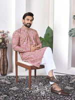 Thumbnail for Anaita Peach Digital Printed Work Cotton Straight Kurta - Distacart