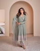 Anaita Sky-Blue Georgette Readymade Suit with Codding Dori & Sequence Work - Distacart
