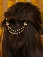 Thumbnail for Ruby Raang Pearl Hair Jewellery - Distacart