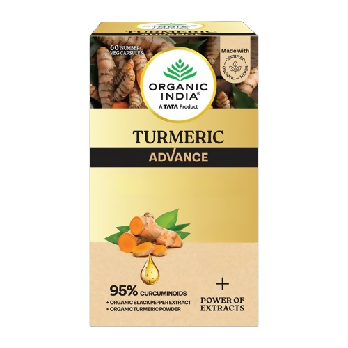 Organic India Turmeric Advance Capsules - Distacart