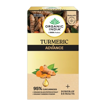 Organic India Turmeric Advance Capsules - Distacart