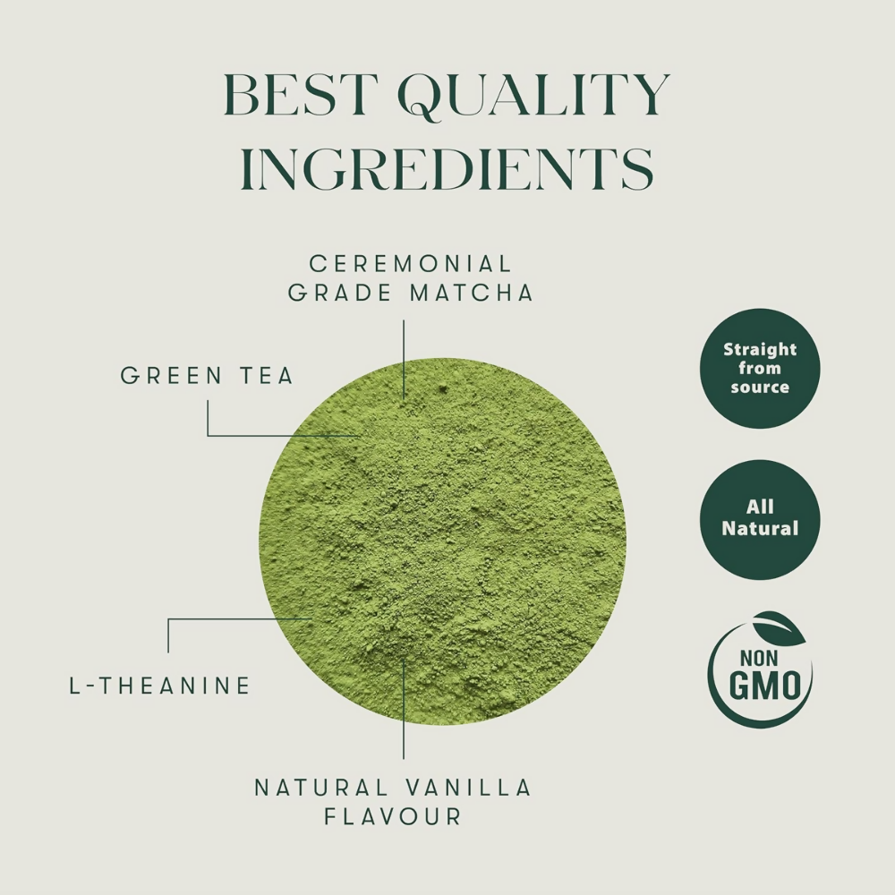 Luxmi Estates Vanilla Matcha with Probiotics - Dista
