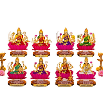 pmw Ashta Lakshmi MDF Pooja Stand - Dista