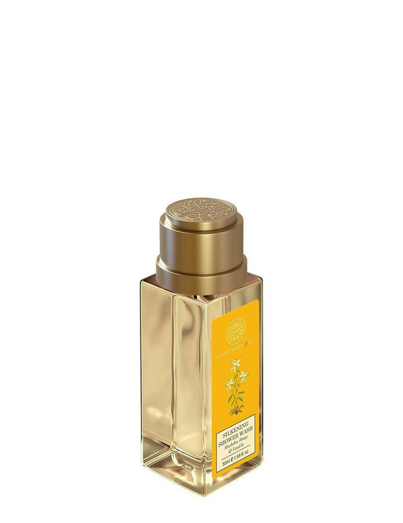 Forest Essentials Travel Size Silkening Shower Wash Mashobra Honey & Vanilla