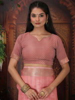 Thumbnail for Astita Organza Pink Saree