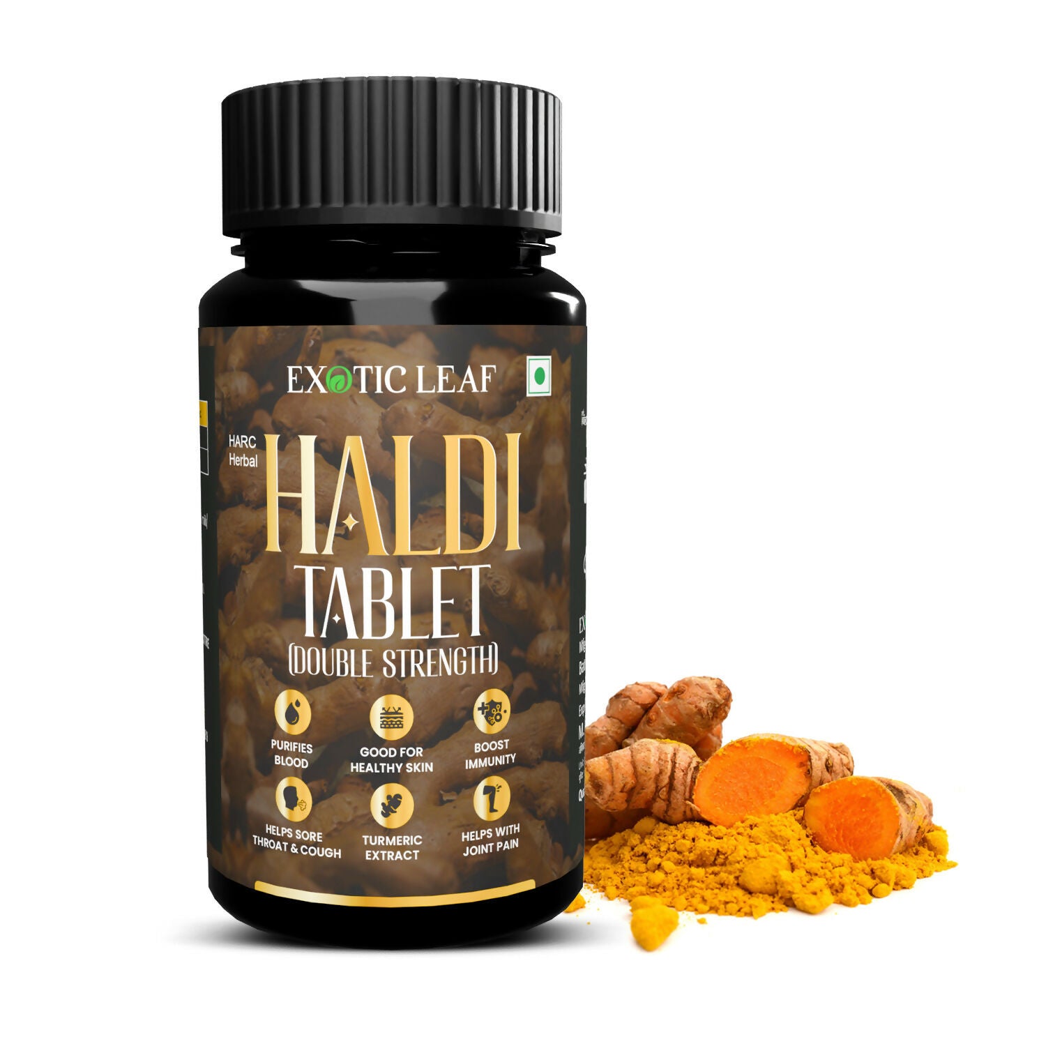 Exotic Leaf Haldi Tablets - Distacart